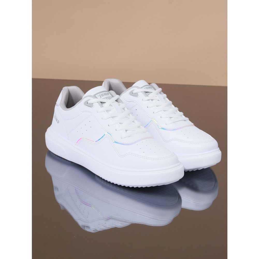 Konfores 1053 26821 Anatomik Sneakers Ayakkabı - NKT01053-beyaz yeşil-40