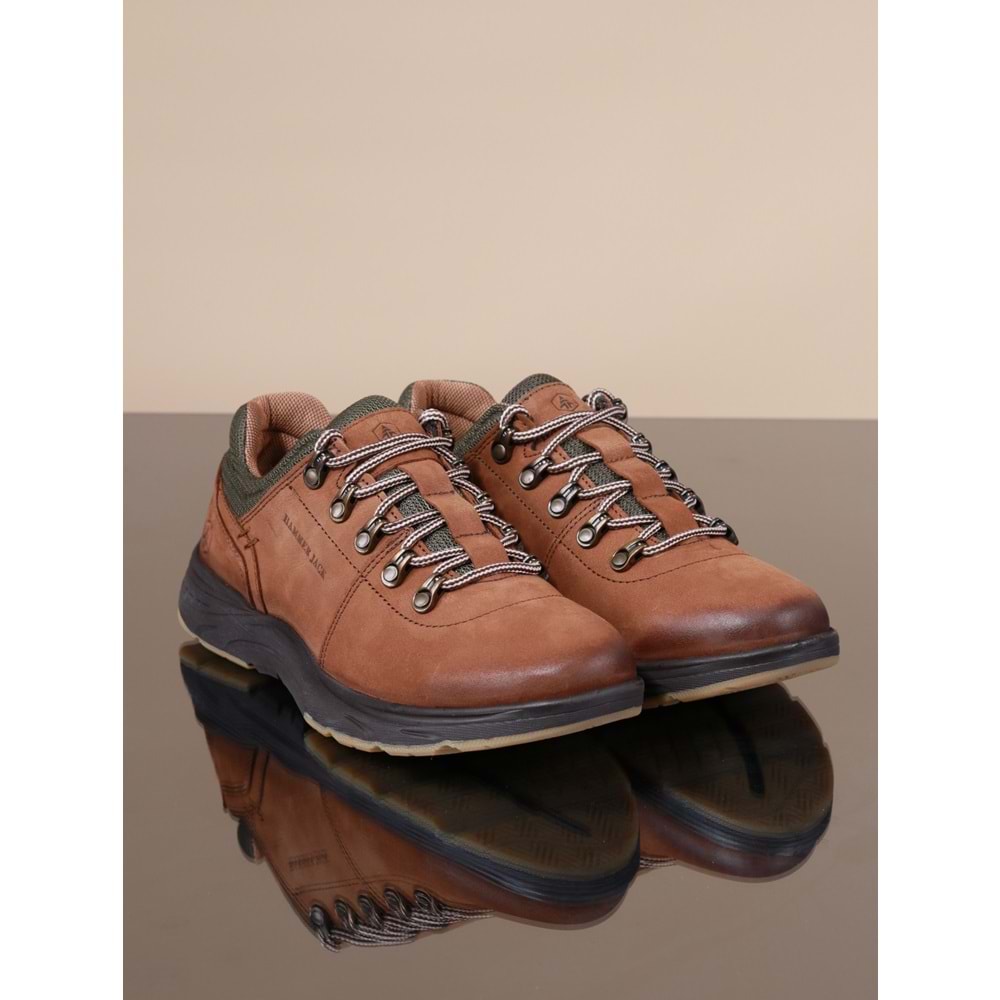 Konfores 1068 Hakiki Deri Anatomik Outdoor Ayakkabı - NKT01068-TABA-45