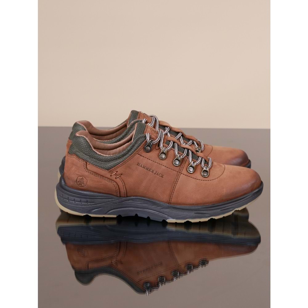 Konfores 1068 Hakiki Deri Anatomik Outdoor Ayakkabı - NKT01068-TABA-45