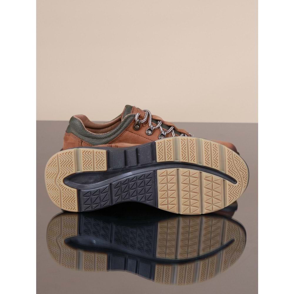 Konfores 1068 Hakiki Deri Anatomik Outdoor Ayakkabı - NKT01068-TABA-45