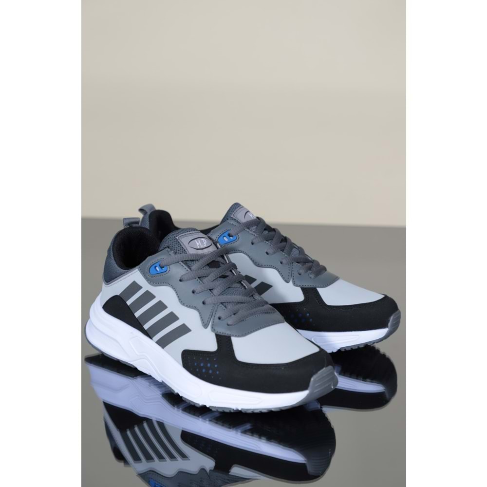 Konfores 1101-2005 Anatomik Sneakers Ayakkabı - NKT01101-buz gri-42