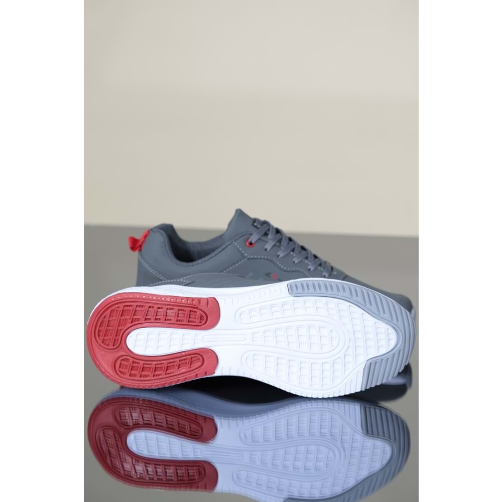 Konfores 1102-2009 Anatomik Sneakers Ayakkabı - NKT01102-gri-41