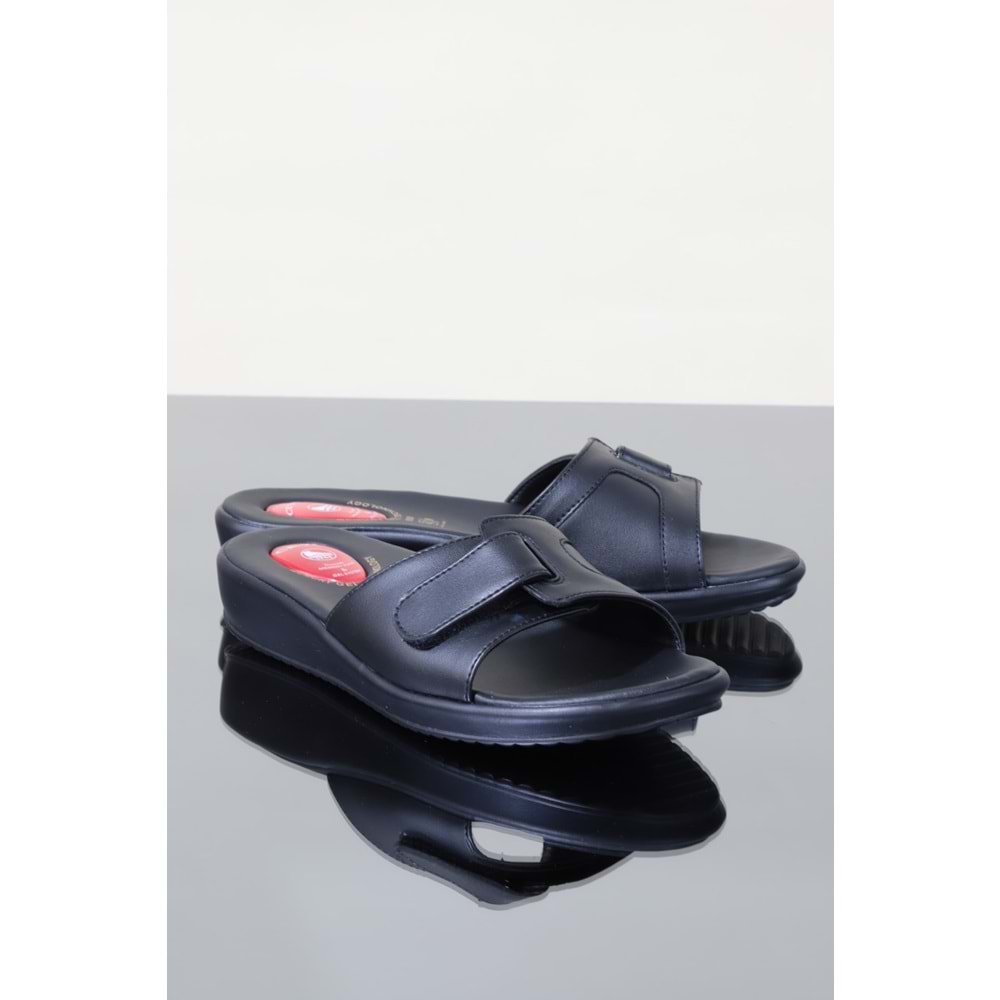 Konfores 1115-9200-12 Tam Anatomik Bayan Terlik - NKT01115-siyah-36