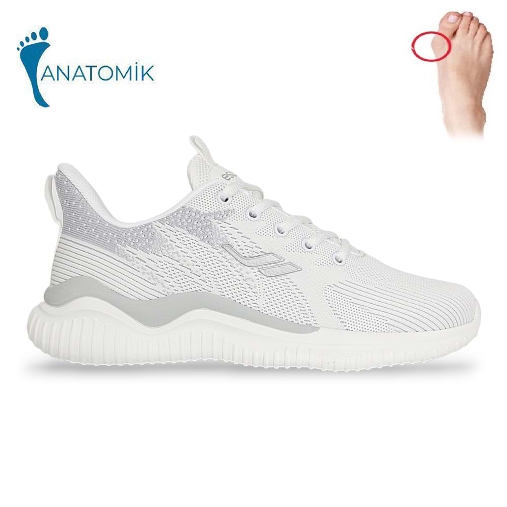 Lescon 1161-Etna Anatomik Taban Koşu Ayakkabısı - NKT01161-BEYAZ-40