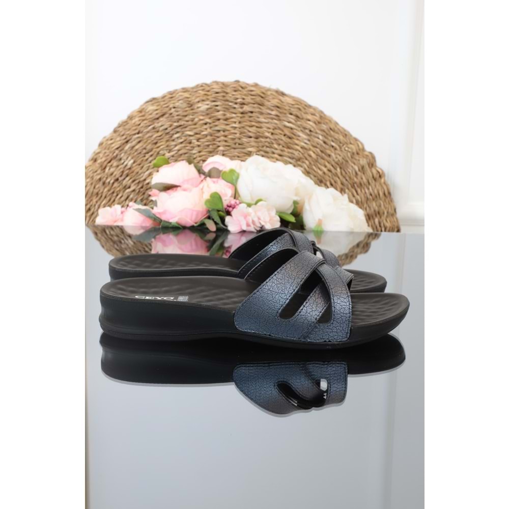 Konfores 1164-9942-1 Tam Anatomik Terlik - NKT01164-siyah-38