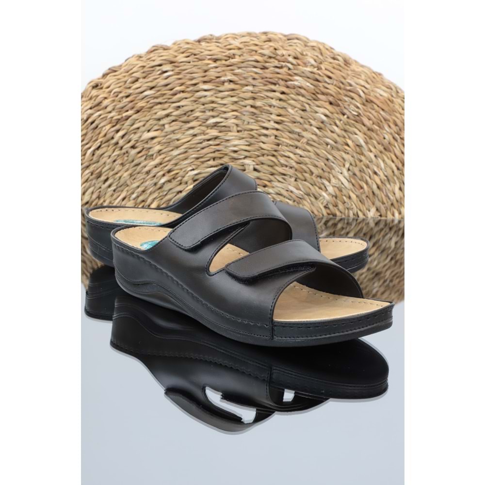 Konfores 1171-9946 Tam Anatomik Bayan Terlik - NKT01171-siyah-39