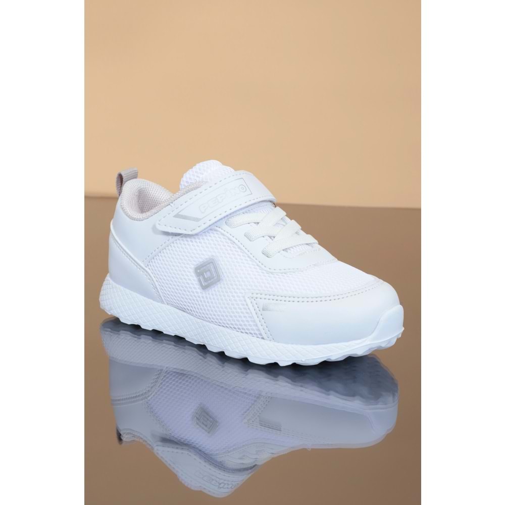 Kidessa 1222 Anatomik Taban Unisex Çocuk Spor Ayakkabı - NKT01222-BEYAZ-31