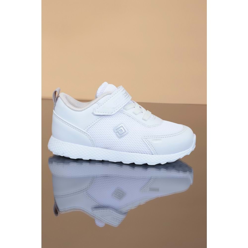Kidessa 1222 Anatomik Taban Unisex Çocuk Spor Ayakkabı - NKT01222-BEYAZ-31