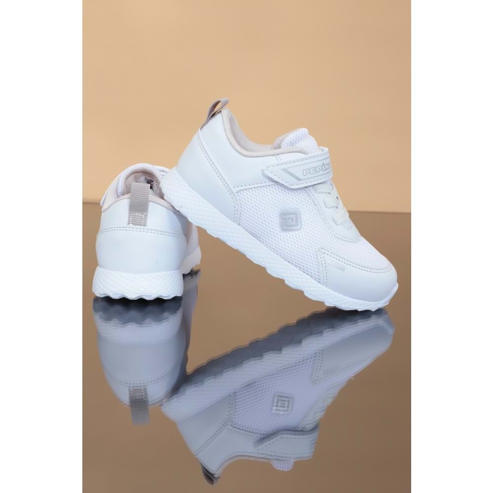 Kidessa 1222 Anatomik Taban Unisex Çocuk Spor Ayakkabı - NKT01222-BEYAZ-31