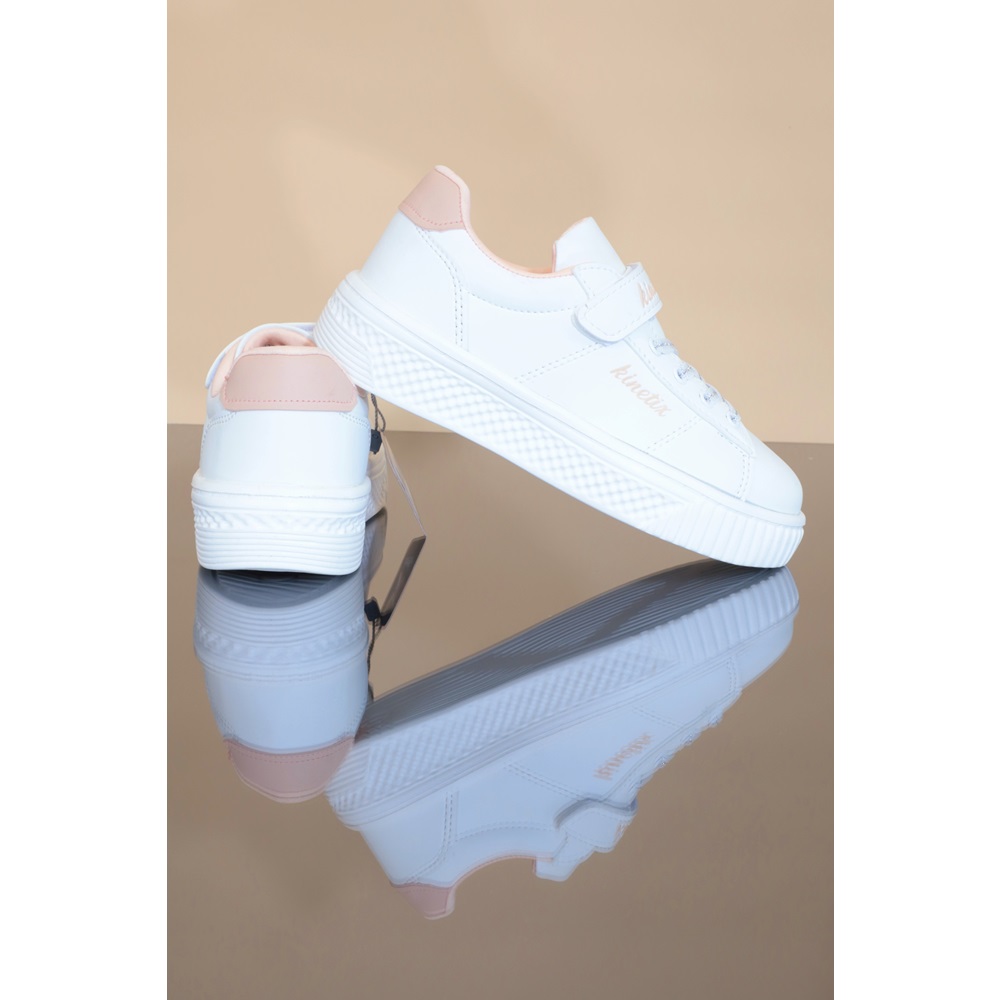 Kidessa 1235 Anatomik Taban Unisex Çocuk Spor Ayakkabı - NKT01235-beyaz pembe-32