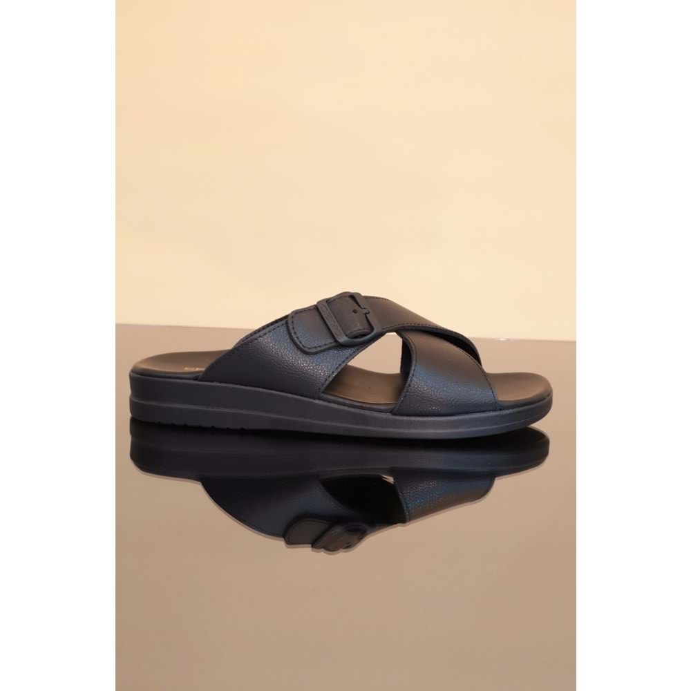 Konfores 1239-Grande Tam Anatomik Terlik - NKT01239-siyah-42