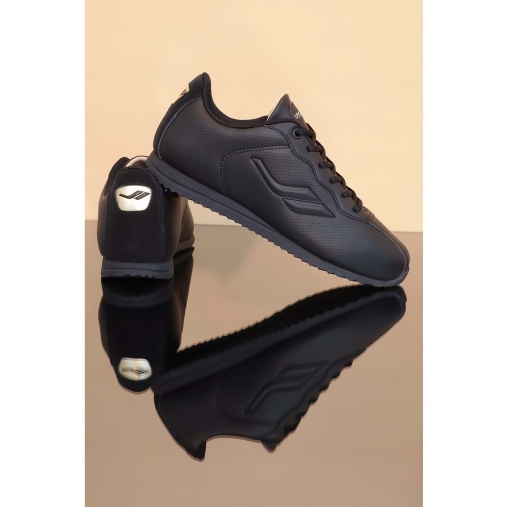 Konfores 1247-Neptun Anatomik Taban Sneakers Ayakkabı - NKT01247-siyah-42