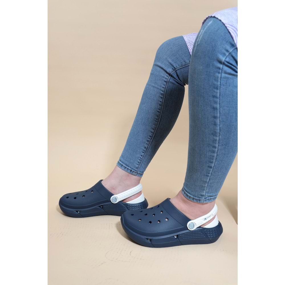 Konfores 1253-Troya Tam Anatomik Doktor ve Hemşire Terliği - NKT01253-lacivert-35-36