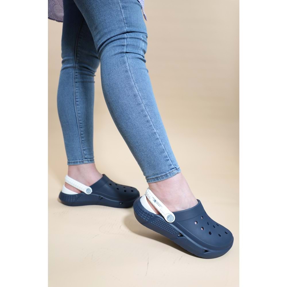 Konfores 1253-Troya Tam Anatomik Doktor ve Hemşire Terliği - NKT01253-lacivert-35-36
