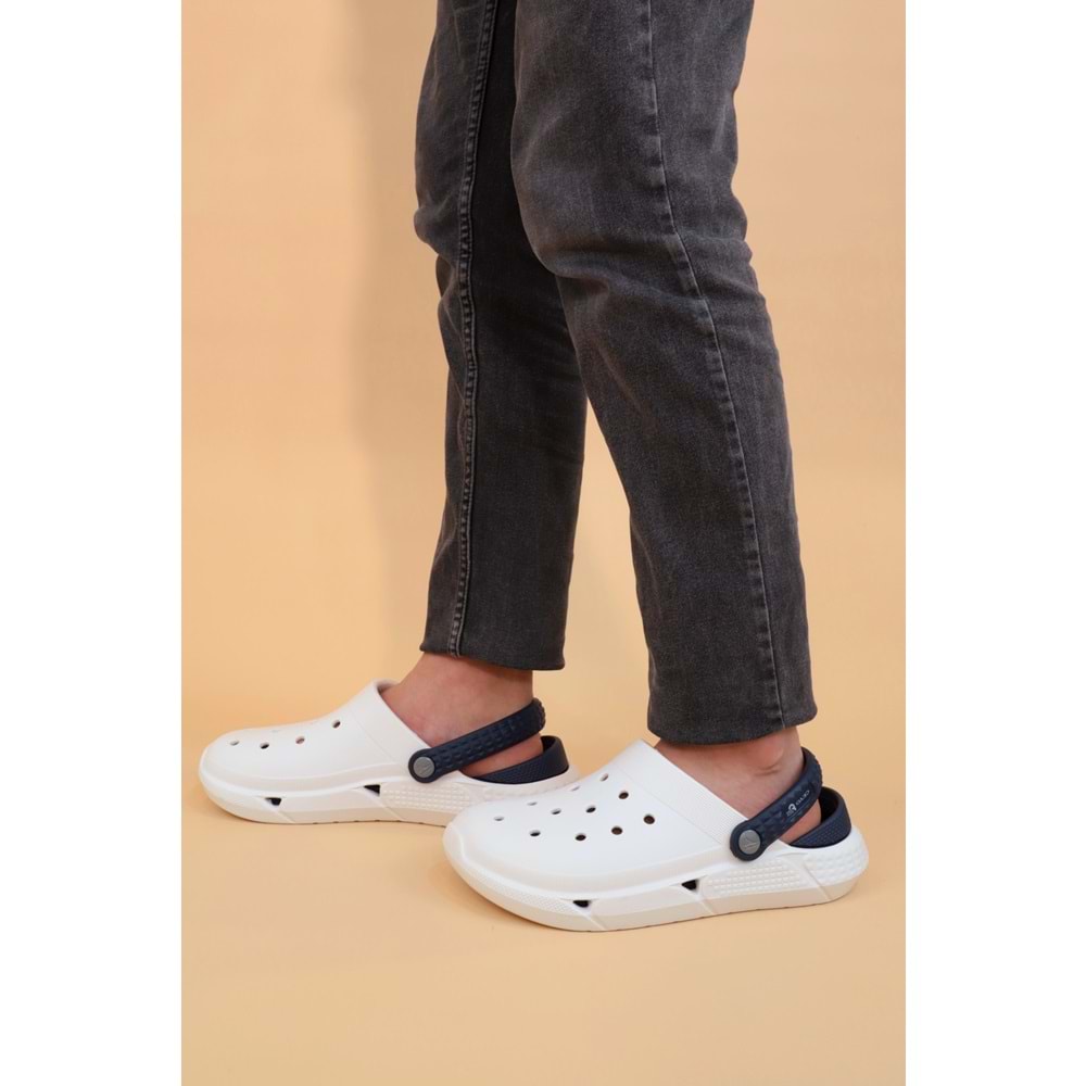 Konfores 1254-Troya Tam Anatomik Doktor ve Hemşire Terliği - NKT01254-BEYAZ-43-44