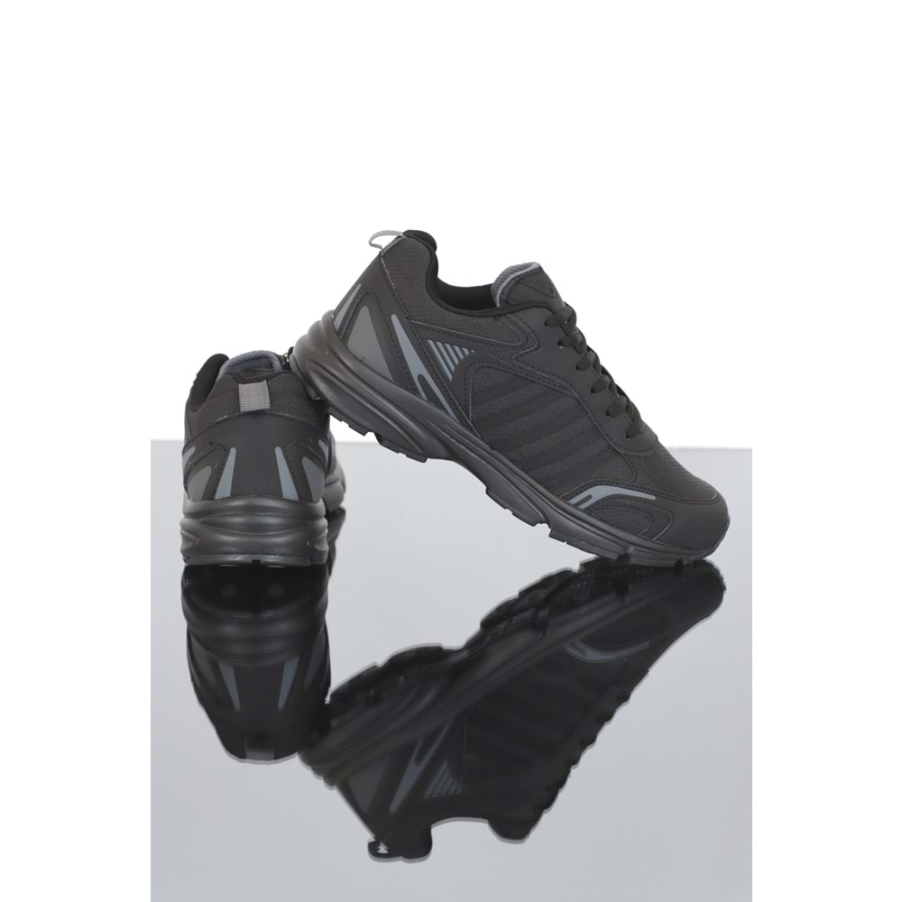 Konfores 1299 Anatomik Tabanlı Soft Shell Unisex Koşu Ayakkabısı - NKT01299-siyah-42