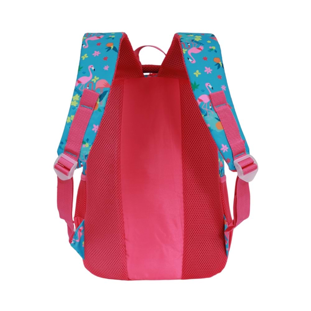 Kidessa 1302 Anatomik Sırtlı Yapılı Unisex İlkokul Çantası - NKT01302-mavi pembe-TEK EBAT
