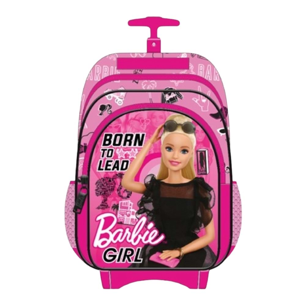 Kidessa 1304 Anatomik Sırtlı Yapılı Unisex Çekçekli İlkokul Çantası - NKT01304-PEMBE-TEK EBAT