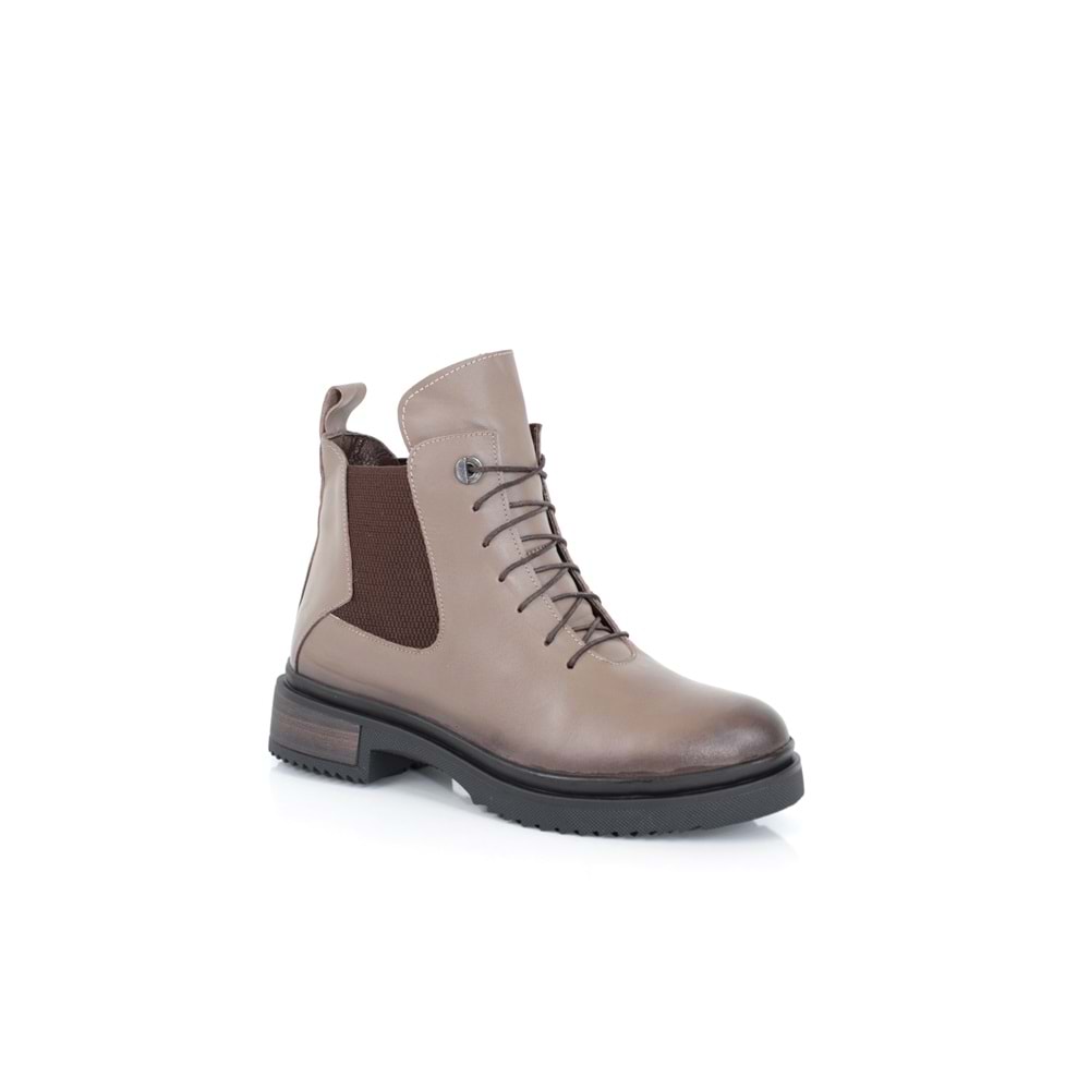 Konfores 1334 Hakiki Deri Bayan Postal Spor Bot - NKT01334-VIZON-39