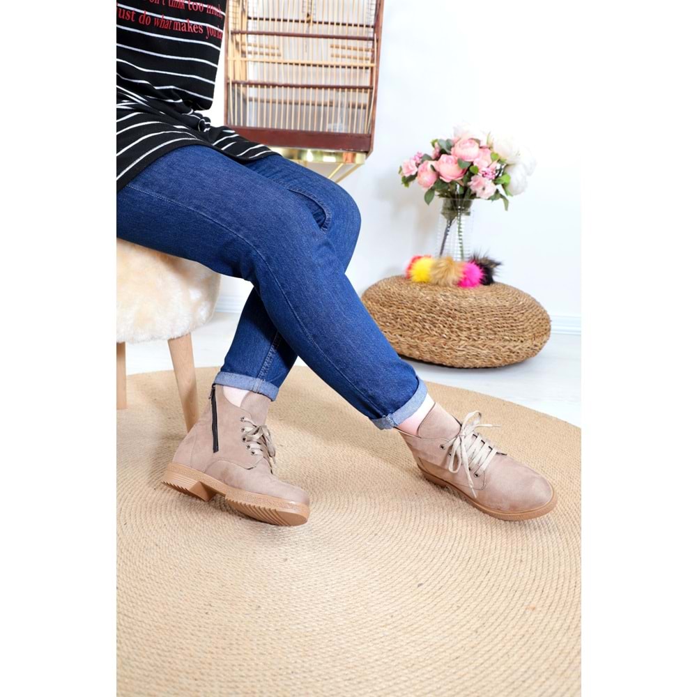 Konfores 1382 Bayan Kısa Postal Bot - NKT01382-Kum-39