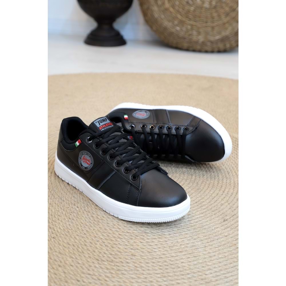 Konfores 1413-27796 Anatomik Taban Sneakers Ayakkabı - NKT01413-siyah beyaz-41