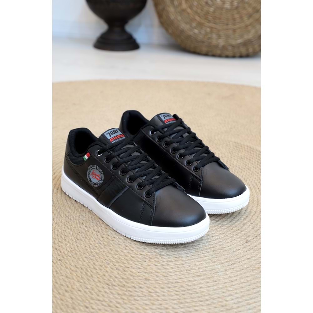 Konfores 1413-27796 Anatomik Taban Sneakers Ayakkabı - NKT01413-siyah beyaz-41
