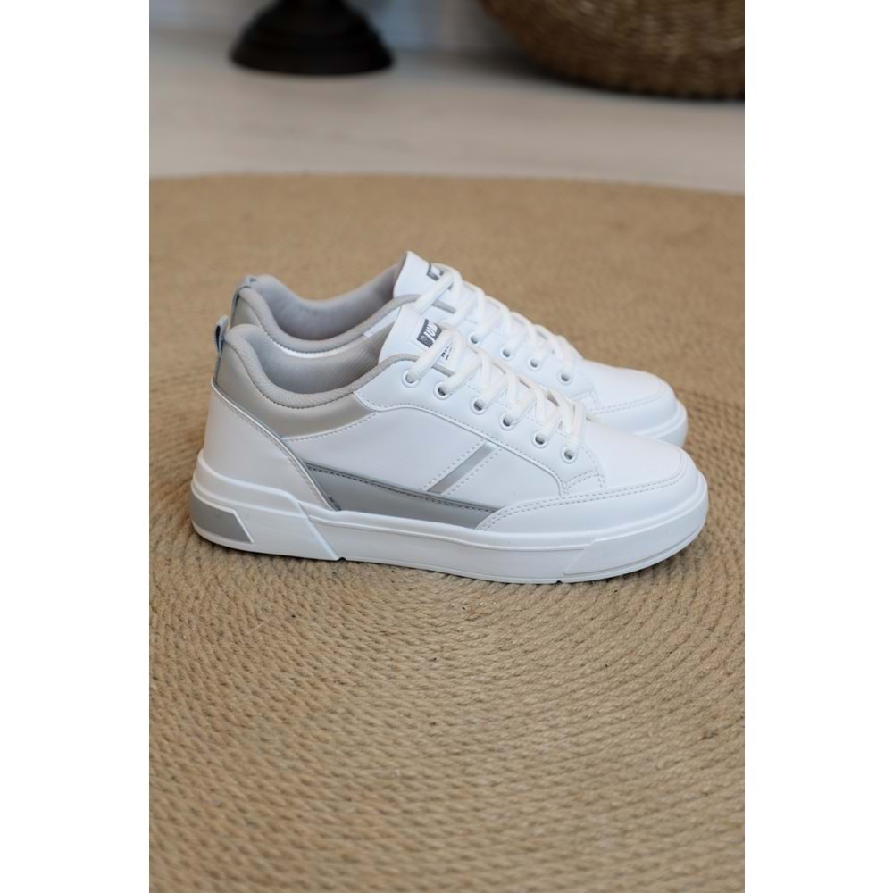 Konfores 1414-27792 Anatomik Taban Sneakers Ayakkabı - NKT01414-BEYAZ-39
