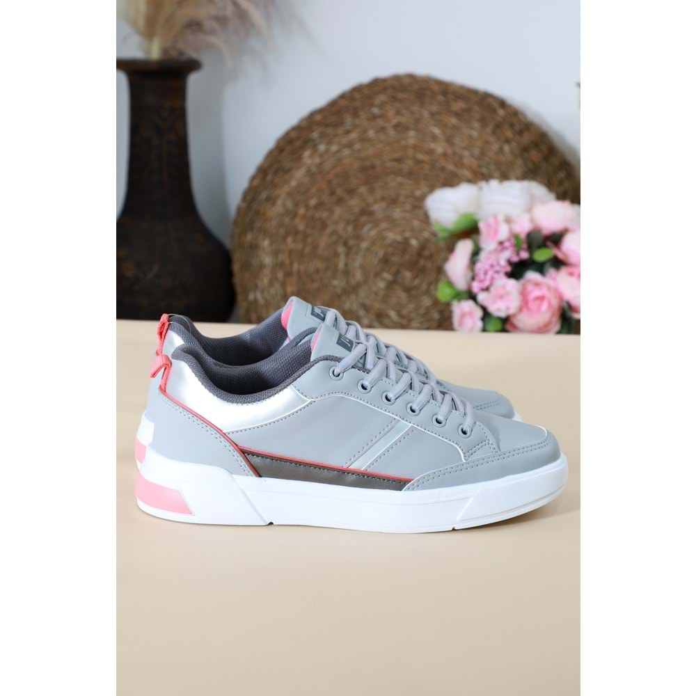 Konfores 1414-27792 Anatomik Taban Sneakers Ayakkabı - NKT01414-gri-37