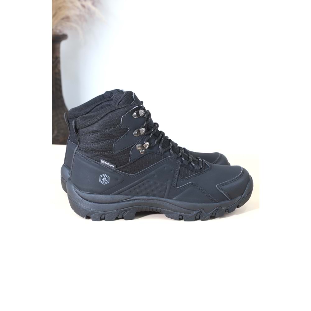 Konfores 1446 Anatomik Taban Waterproof Trekking Spor Bot - NKT01446-siyah-40
