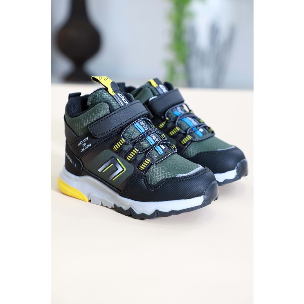 Kidessa 1471 Anatomik Tabanlı Soft Shell Çocuk Spor Bot - NKT01471-haki-27