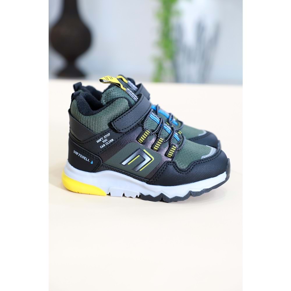 Kidessa 1471 Anatomik Tabanlı Soft Shell Çocuk Spor Bot - NKT01471-haki-27