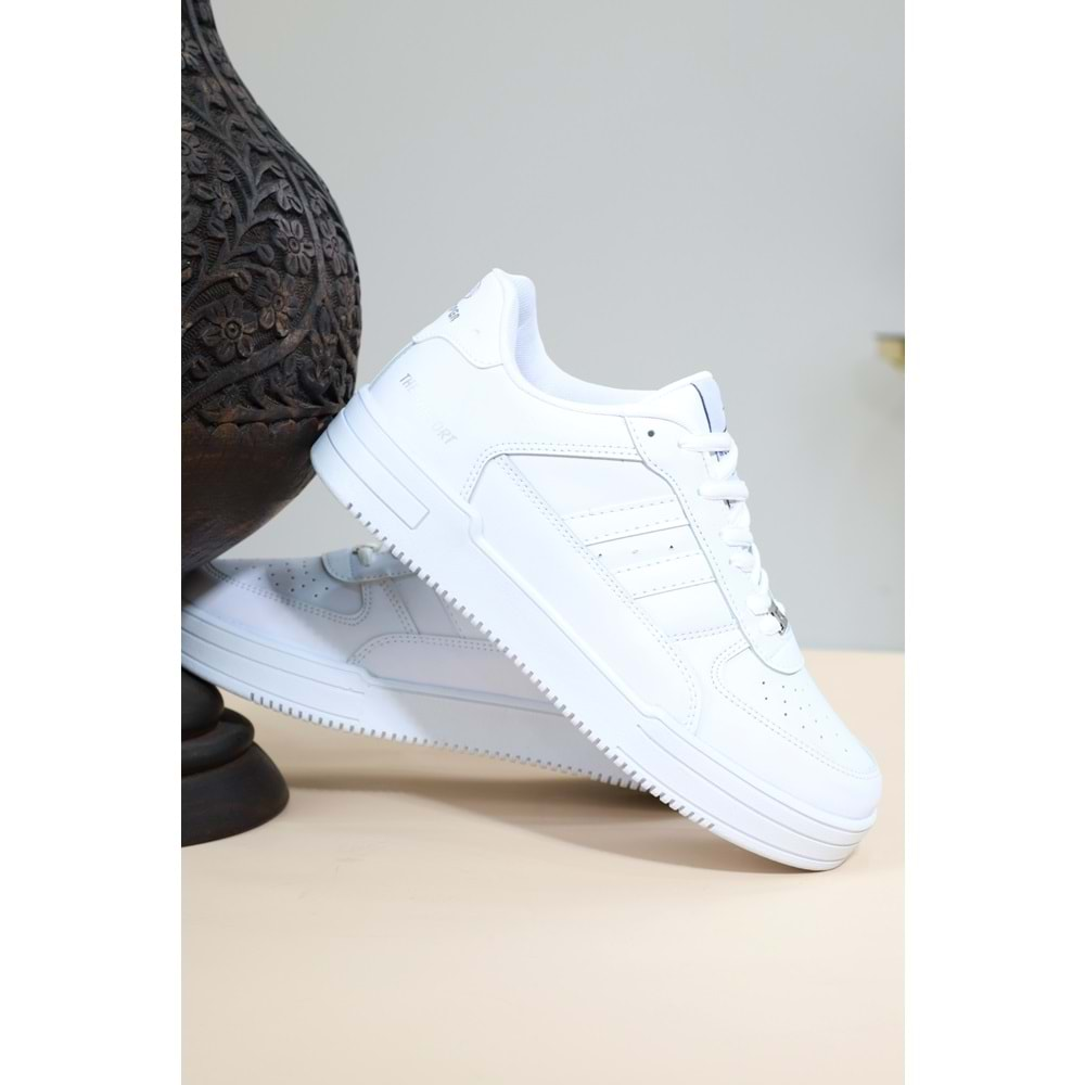 Konfores 1483 Anatomik Tabanlı Unisex Sneakers Ayakkabı - NKT01483-BEYAZ-40