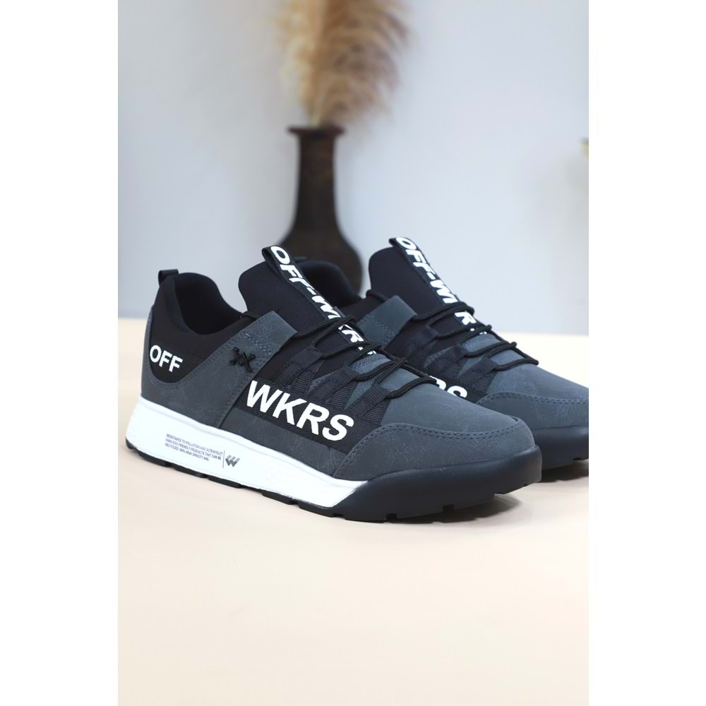 Konfores 1484 Anatomik Tabanlı Unisex Sneakers Ayakkabı - NKT01484-gri-41