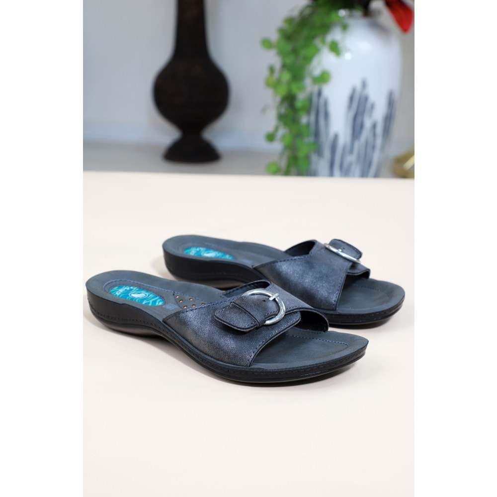 Konfores 1493-9808-19 Tam Anatomik Bayan Terlik - NKT01493-siyah-37