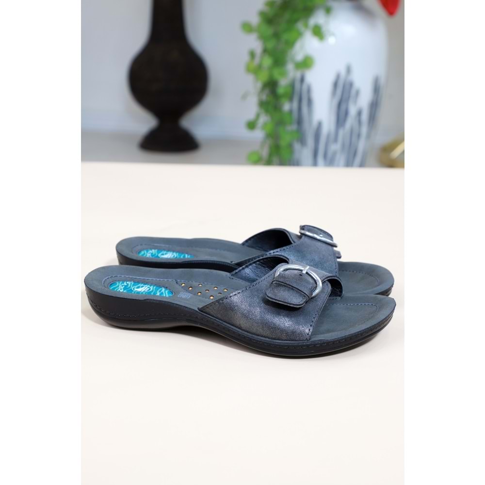 Konfores 1493-9808-19 Tam Anatomik Bayan Terlik - NKT01493-siyah-37