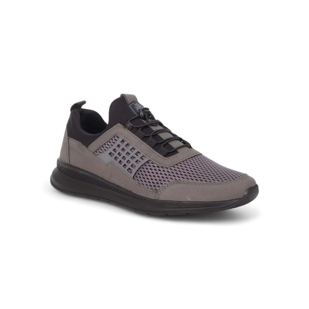 Konfores 1504 Anatomik Tabanlı Sneakers Bağcıksız Ayakkabı - NKT01504-Füme-41