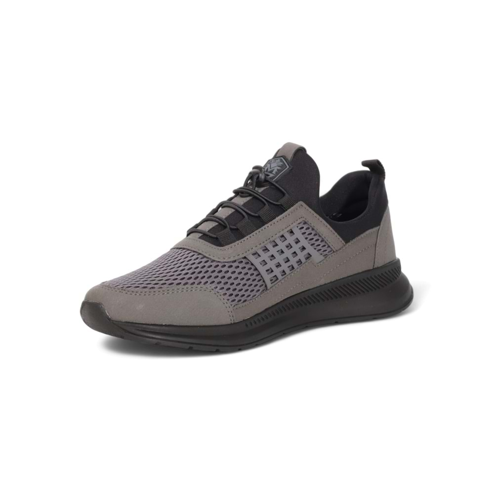 Konfores 1504 Anatomik Tabanlı Sneakers Bağcıksız Ayakkabı - NKT01504-Füme-42