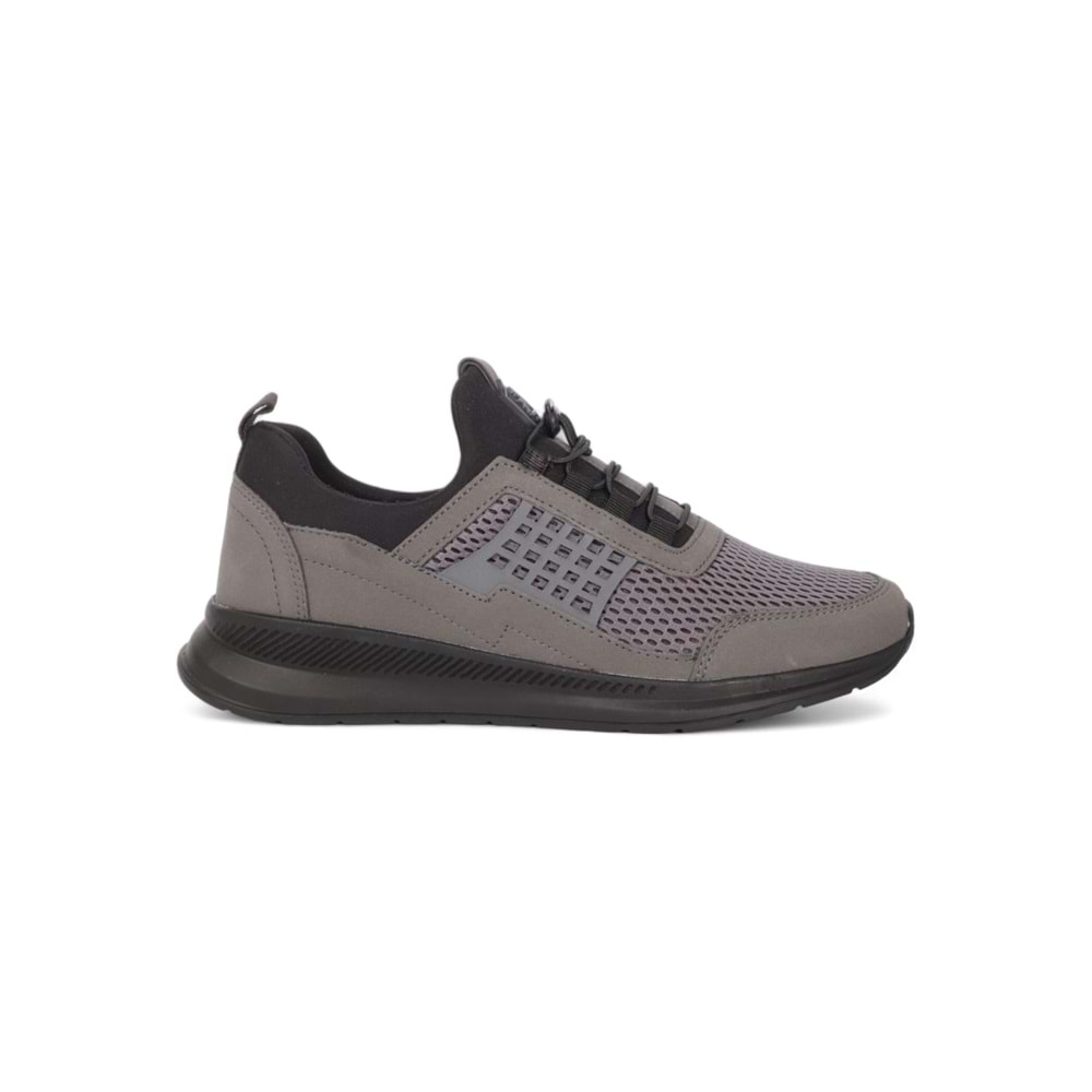 Konfores 1504 Anatomik Tabanlı Sneakers Bağcıksız Ayakkabı - NKT01504-Füme-43