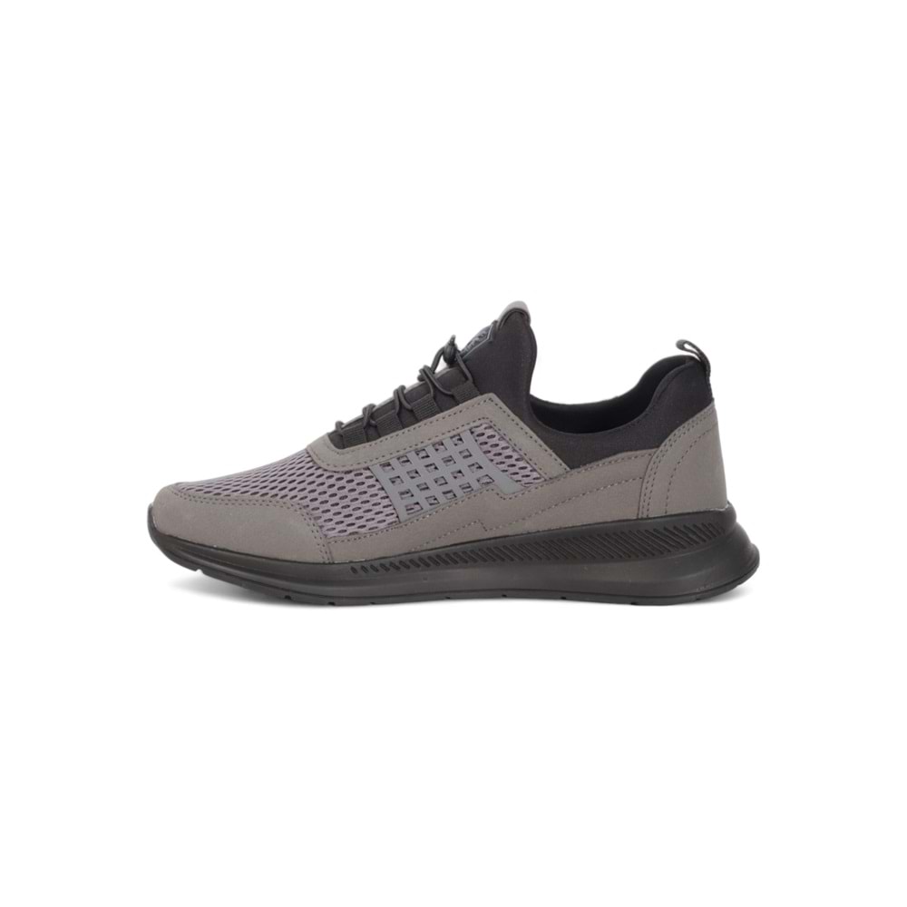 Konfores 1504 Anatomik Tabanlı Sneakers Bağcıksız Ayakkabı - NKT01504-Füme-43
