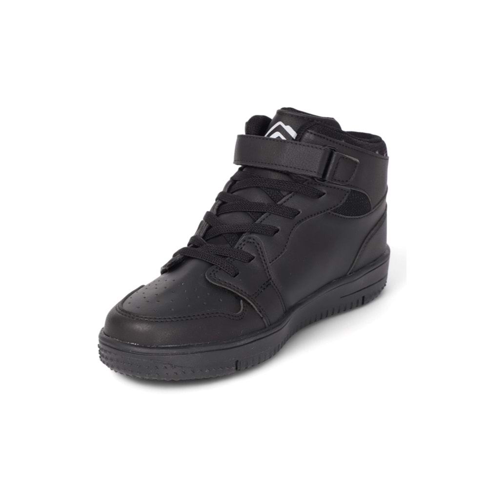 Kidessa 1517 Anatomik Taban Unisex Çocuk ve Genç Boğazlı Sneakers Ayakkabı - NKT01517-siyah-26