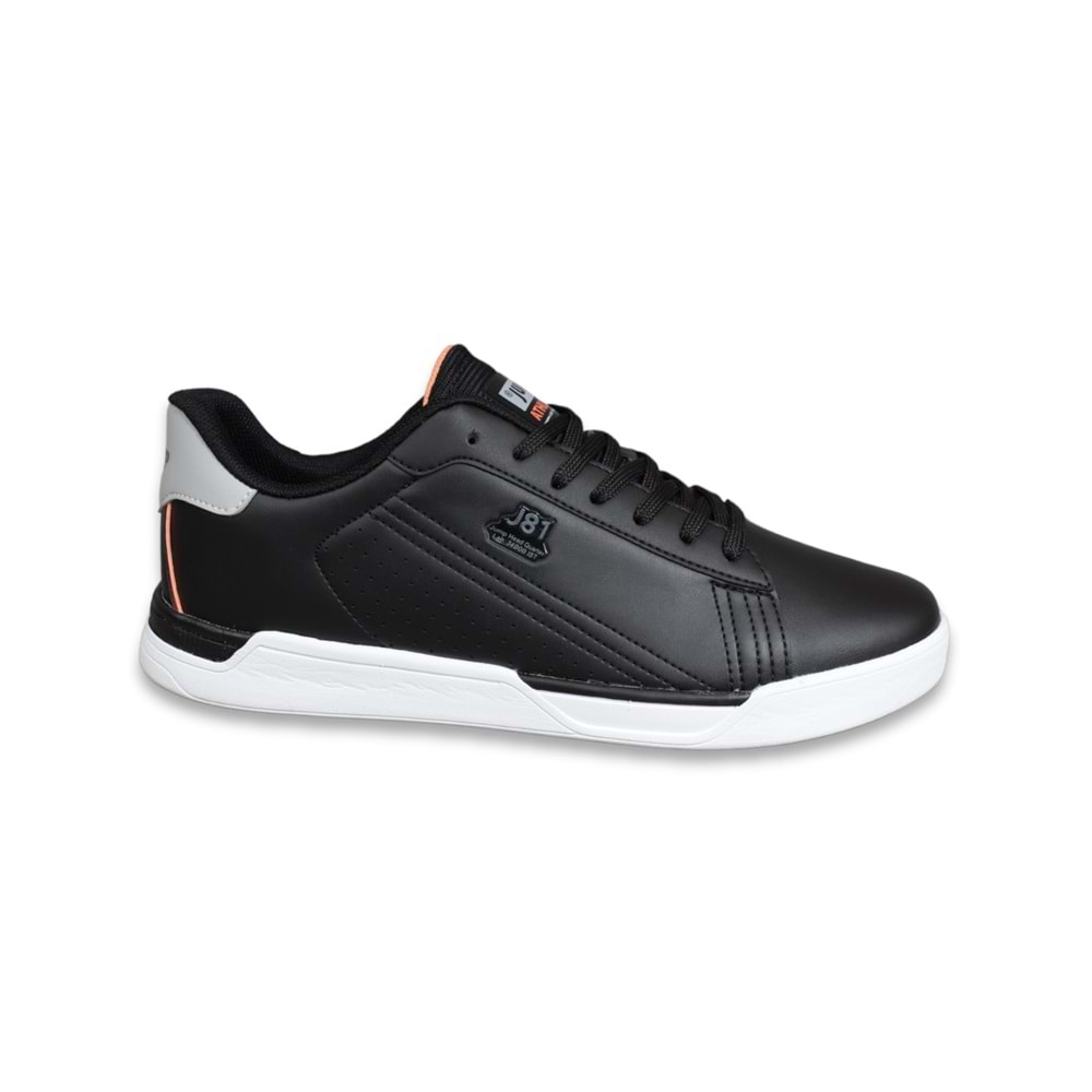 Konfores 1544-27979 Anatomik Taban Sneakers Ayakkabı - NKT01544-siyah beyaz-41