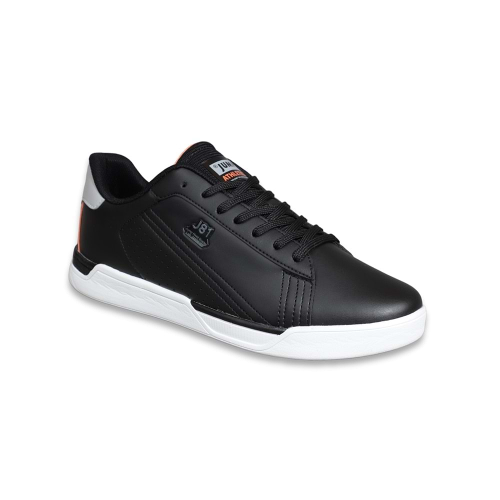 Konfores 1544-27979 Anatomik Taban Sneakers Ayakkabı - NKT01544-siyah beyaz-41