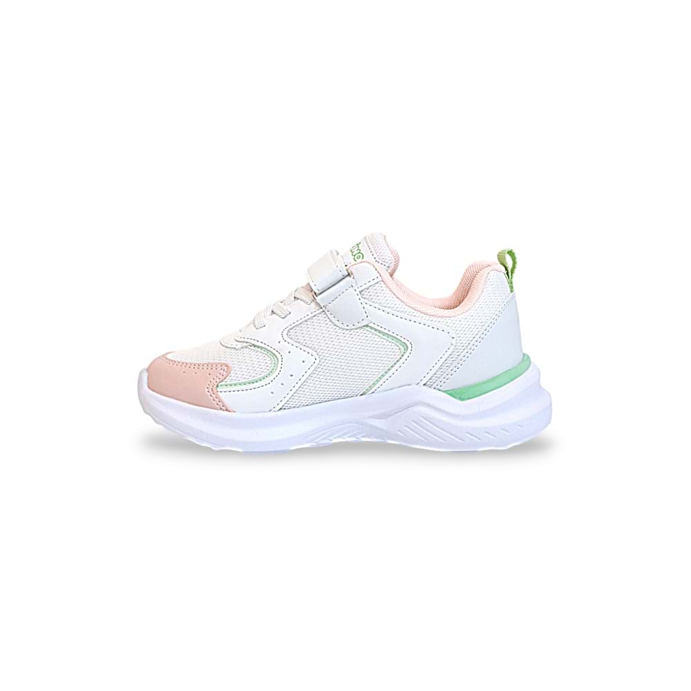 Kidessa 1565 Anatomik Taban Unisex Çocuk Sneakers Ayakkabı - NKT01565-PUDRA-32
