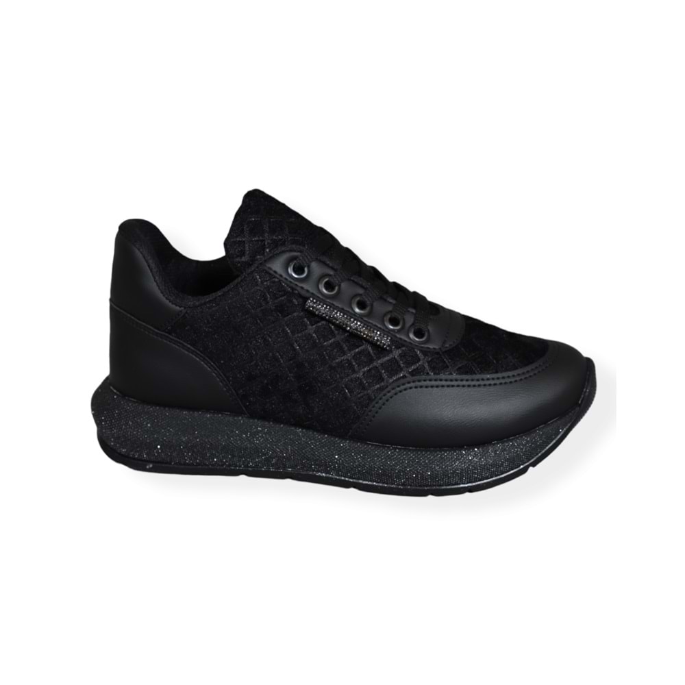 Konfores 1572-333062 Anatomik Tabanlı Sneakers Ayakkabı - NKT01572-siyah-37