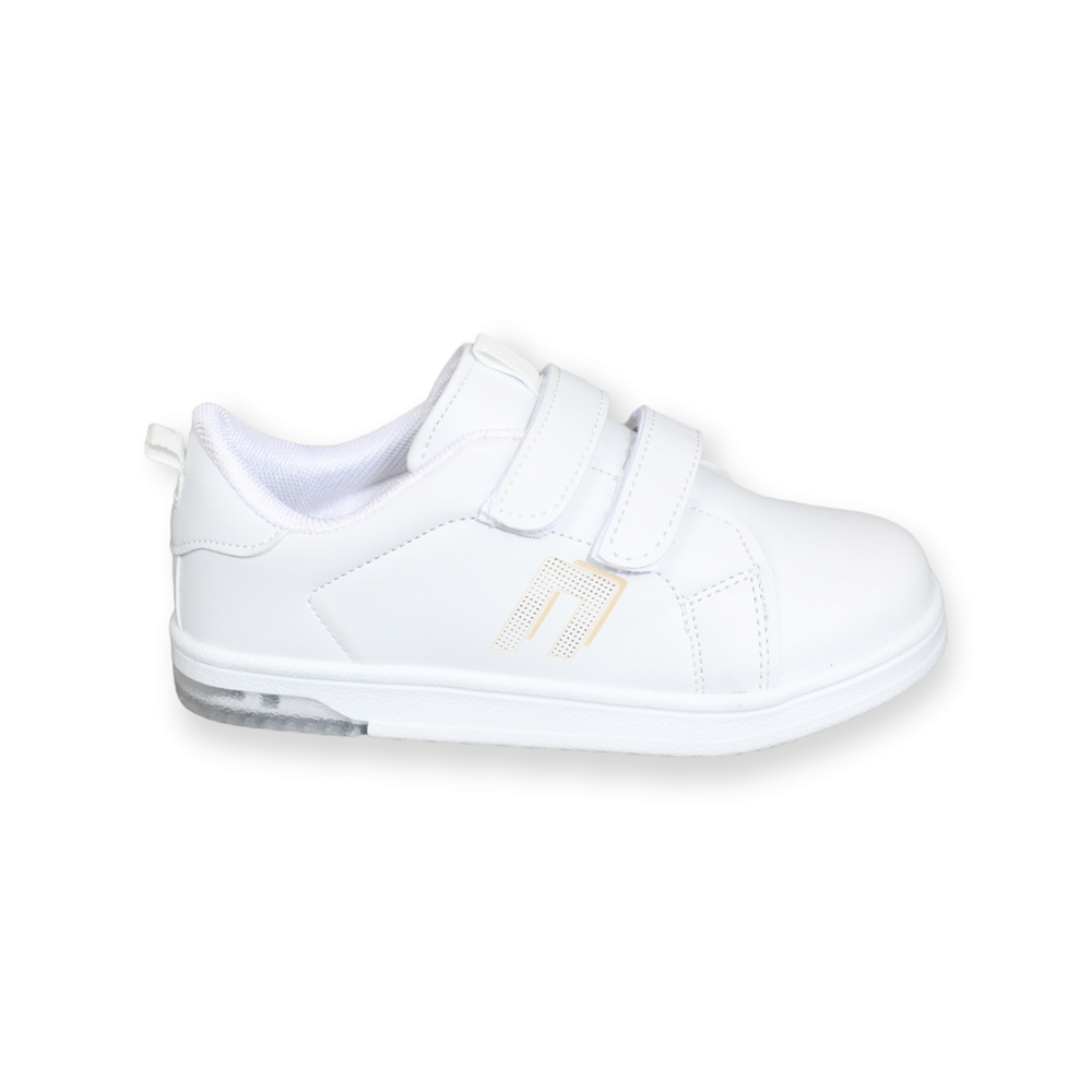 Kidessa 1578 Anatomik Tabanlı Işıklı Çocuk Spor Ayakkabı - NKT01578-BEYAZ-22