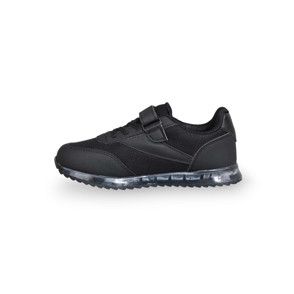 Kidessa 1606 Anatomik Tabanlı Unisex Çocuk Sneakers Ayakkabı - NKT01606-siyah-35