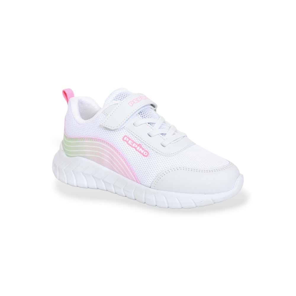 Kidessa 1634 Anatomik Tabanlı Unisex Çocuk Sneakers Ayakkabı - NKT01634-beyaz pembe-31