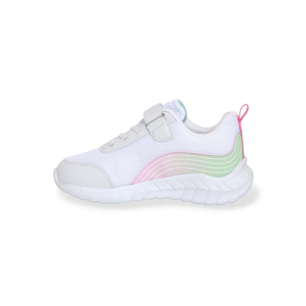 Kidessa 1634 Anatomik Tabanlı Unisex Çocuk Sneakers Ayakkabı - NKT01634-beyaz pembe-31