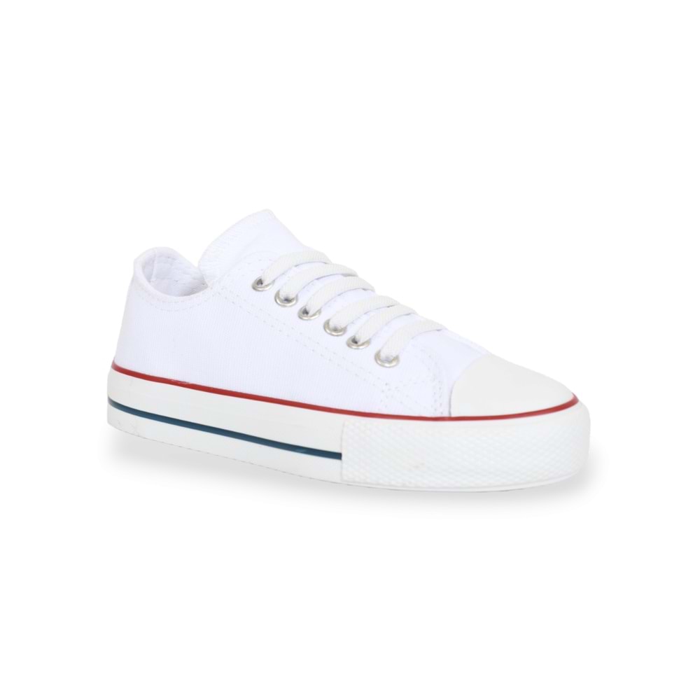 Kidessa 1647 Anatomik Tabanlı Unisex Çocuk Sneakers Ayakkabı - NKT01647-BEYAZ-26