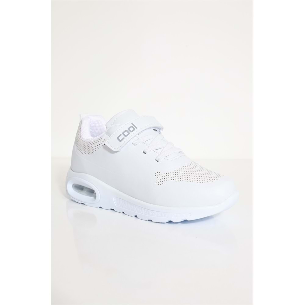 Kidessa 1676 Anatomik Air Tabanlı Unisex Çocuk Sneakers Ayakkabı - NKT01676-BEYAZ-31